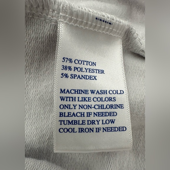 Southern Tide Women’s XL White & Gray Plaid 1/4 Button Front Fleece Pullover - Picture 8 of 11